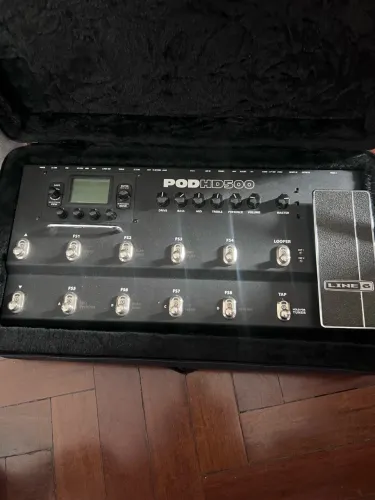 Pedaleira POD HD500. Perfeito estado com case