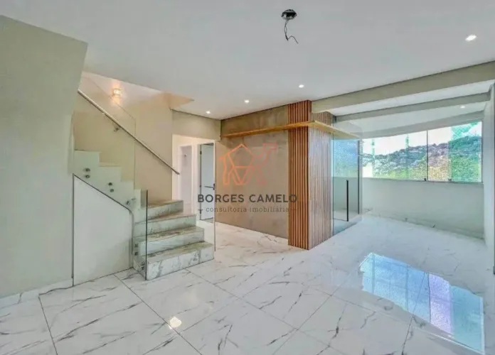 Cobertura com 3 quartos para alugar, 207 m² por R$ 6.900/mês - Ouro Preto - Belo Horizonte