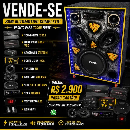 Som residencial ( potente )