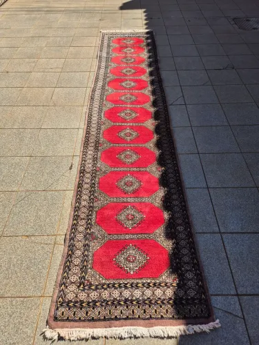 Tapete Persa - Passadeira 78 X 3,75 - original, feito a mão.