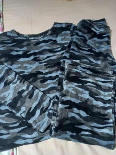 Pijama fofinho tipo mantinha de microfibra infantil num 10 
