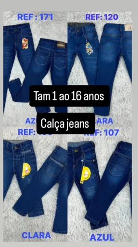 Calça jeans infantil 1ano
