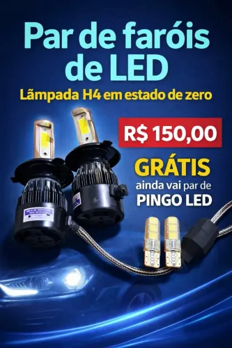 Faróis H4 Led