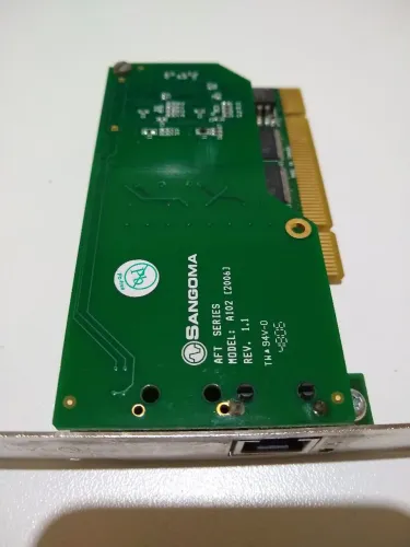 Placa De Telefonia Digital Sangoma AFT A102 Dual E1 T1 PCI