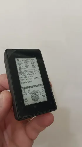 Raspberry pi zero 2 w. Com tela eInk. Com case.
