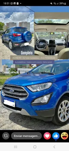Ford Ecosport Titanium 2.0 16V Flex 5P Aut. 2019