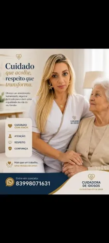 Cuidadora de idosos.
