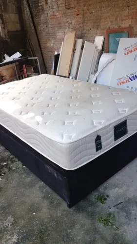 Cama box e Base Baú -