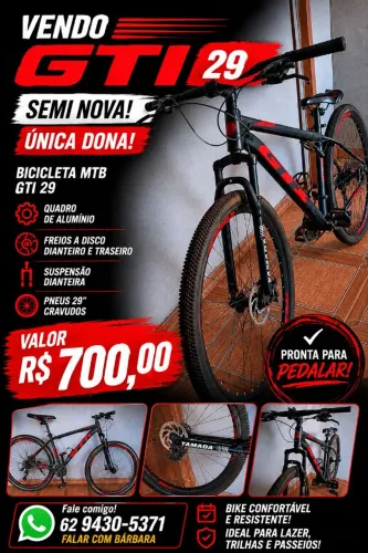 Vendo bike GTI 29