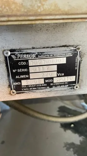 checadora peso perfor com descartador de produto