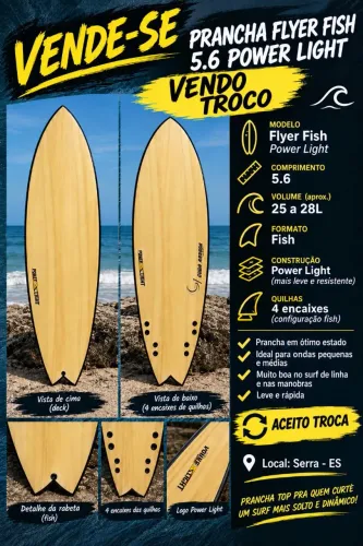 Prancha flyer fish 