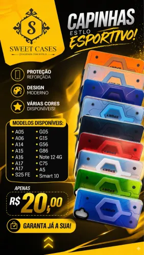 Case Capa Capinha Estilo Esportivo