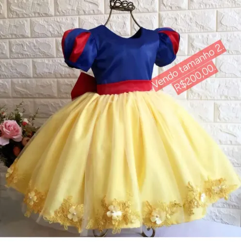 Vestido Branca de Neve