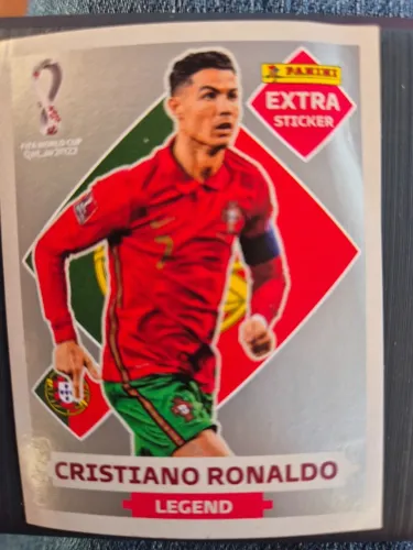 Figurinha Cristino Ronaldo copa 2022
