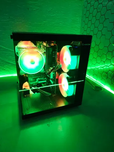 pc gamer i7 9700 9°geração+ rx 6600 10x sem juros