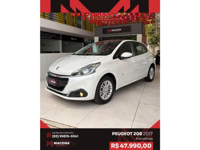 Peugeot 208 Allure 1.6 Flex 16V 5P Aut. 2017