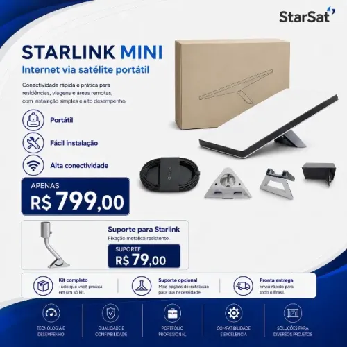 Starlink MINI + Suporte