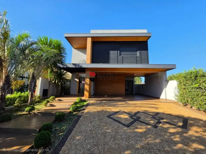 Casa sobrado alto padrão com 358m², 4 quartos/suítes à venda no Condomínio Alto do Castelo
