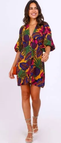 Vestido Farm Sonho de frutas M
