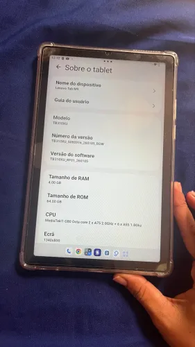 Tablet le novo 64g com memória expansível valor negociável 500