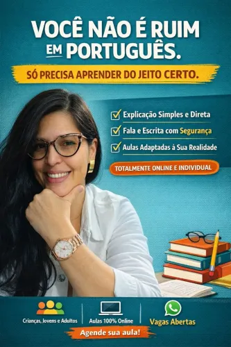 Aulas de Português básico/ escrita e fala