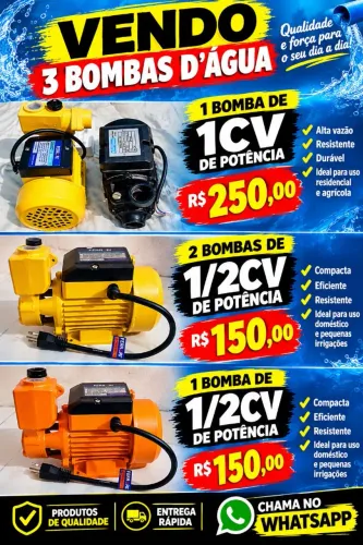 Vendo essa bomba d'água
