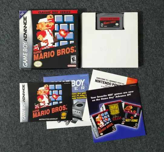 Super Mario Bros. Classic NES Series Original Americano Cib Game Boy Advance GBA