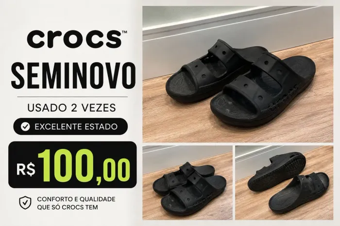 CROCS SEMINOVO 39