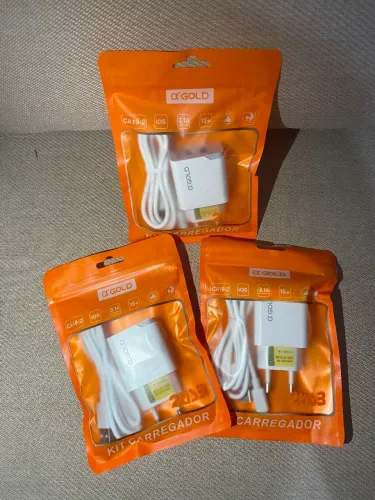 Vendo carregadores da a'gold com ótima qualidade!