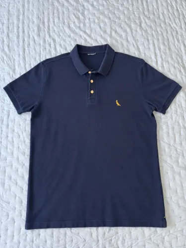 camisa polo azul reserva