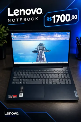 Notebook Lenovo Ryzen 5 / 8GB / SSD 256GB Radeon 2GB