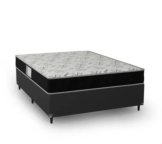 cama box de casal e colchão 