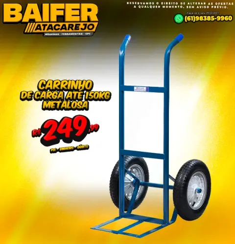 Carrinho De Carga Até 150kg Metalosa