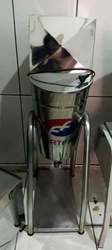 Liquidificador industrial 16L Fortfrio hélice, bojo, inox, motor 1 cv, 1/4 hp