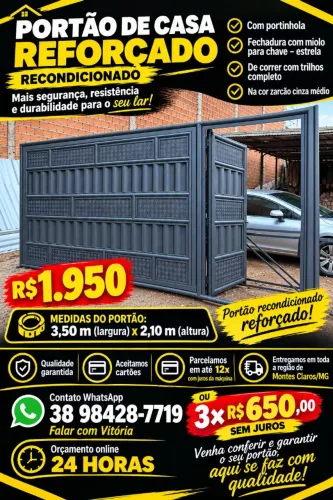 PORTAO RECONDICIONADO REFORÇADO O MAIS BARATO