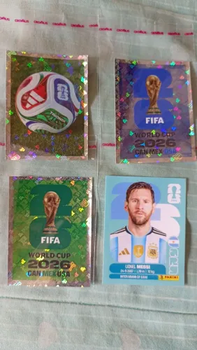 Figurinhas do álbum da copa 2026