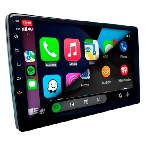 Central Multimídia 9 Polegadas Carplay e Android Auto Sem Fio Youtube