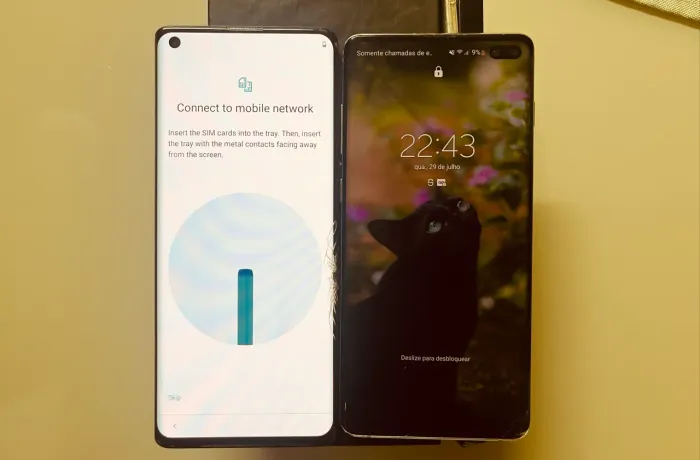Moto edge 2020 + samsung s10 plus 