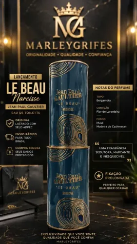 JEAN PAUL GAULTIER LÊ BEAU NARCISSE( Lançamento) 125ml