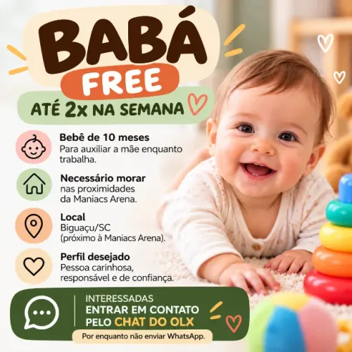 Free Babá morar em Biguaçu
