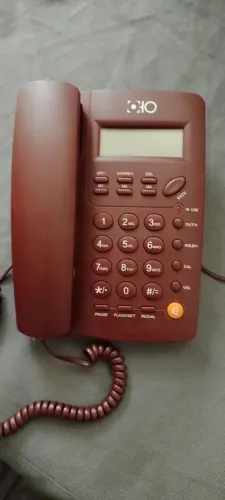 Aparelho telefone funcionando