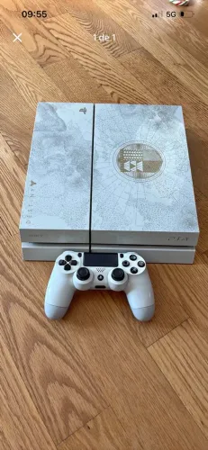 PlayStation 4 (PS4) Edição Limitada Destiny - Completo com 1 Controle e Cabos