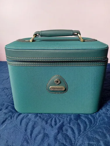 Frasqueira Sansonite original na cor verde