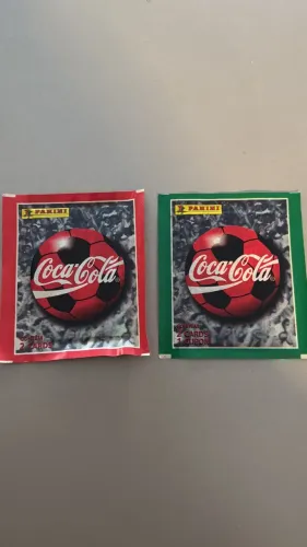 Pacotes futcards coca cola 1997 seleção brasileira