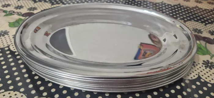 Travessas Aço e Inox Rasa 30cm (11 unidades)