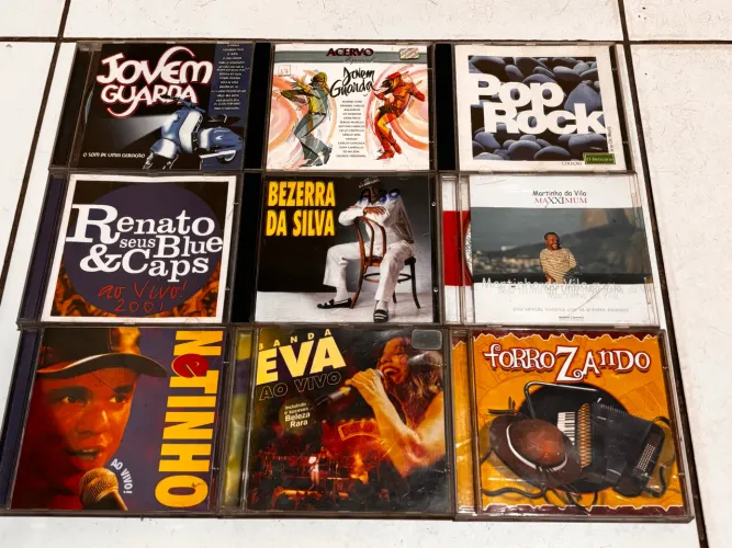     Acervo Musical com 280 CDs Originais - Diversos Artistas