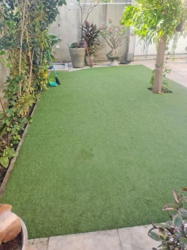 Instalação de grama sintética