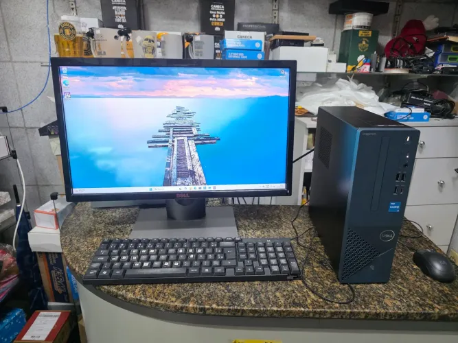 Pc mesa Dell Empresarial Com Monitor Semi - Novo ideal pra o comércio