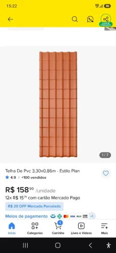 Telha pvc