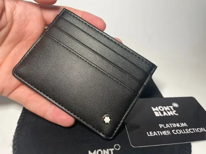 SLIM FIT PORTA CARTÃO SUPER CLASSICO E MODERNO LANÇAMENTO 2026 COURO ELGITIMO PRETO